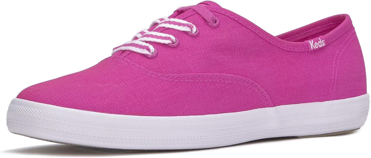 Keds Womens Champion Canvas Lace Up Sneakers for Everyday Style