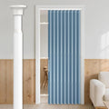 AJAZZ 100% Blackout Closet Door Curtain for Privacy and Style