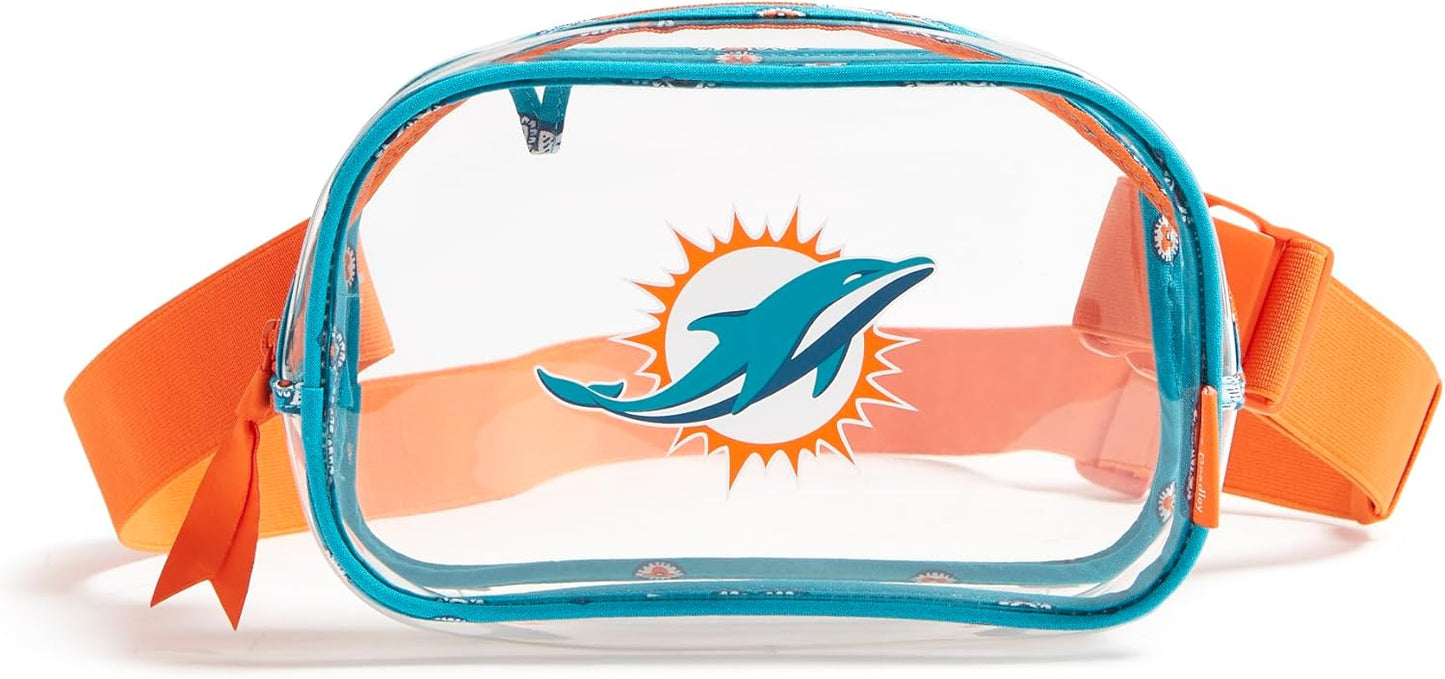 Vera Bradley Women's NFL Clear Small Belt Bag for Team Spirit