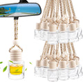 Hanging Car Air Freshener 100 Pack Empty Glass Bottles - Bulk