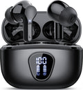 Wireless Earbuds Black Bluetooth 5.4 Headphones - 48H Battery