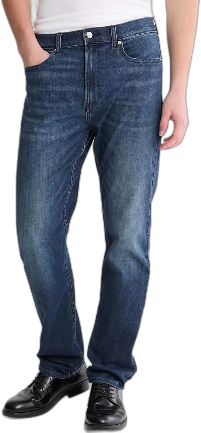 Calvin Klein Men's Straight High Stretch Jeans for Ultimate Comfort
