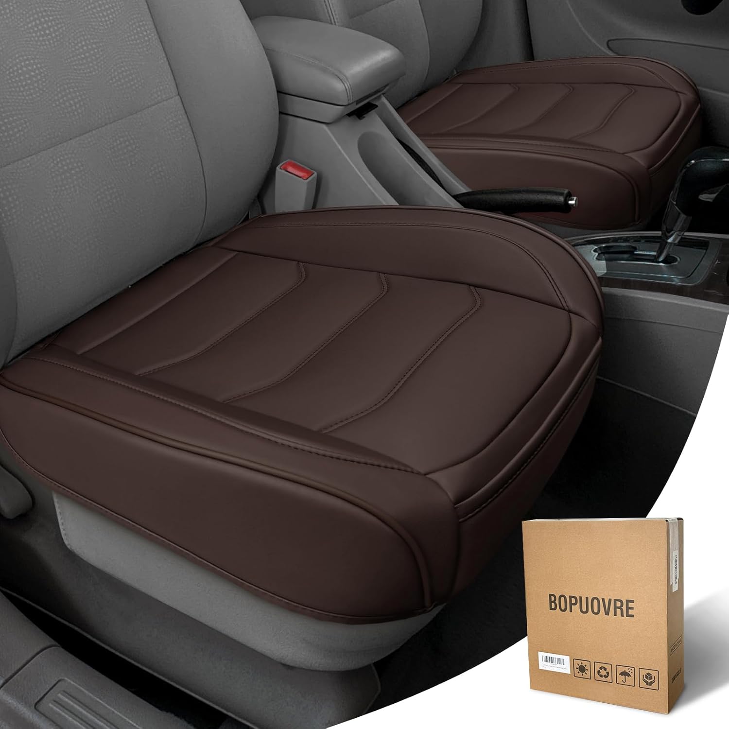 Car Seat Cover for Luxury Comfort - PU Leather Anti-Slip Design