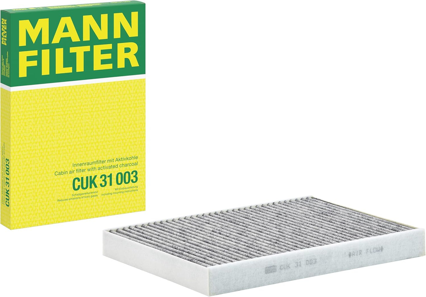 MANN-FILTER CUK 31 003 Cabin Air Filter for Cleaner Air