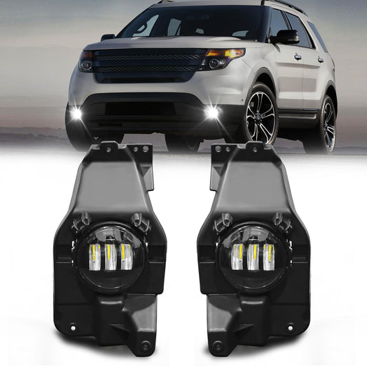 LED Fog Lights Assembly for 2013-2015 Ford Explorer Models