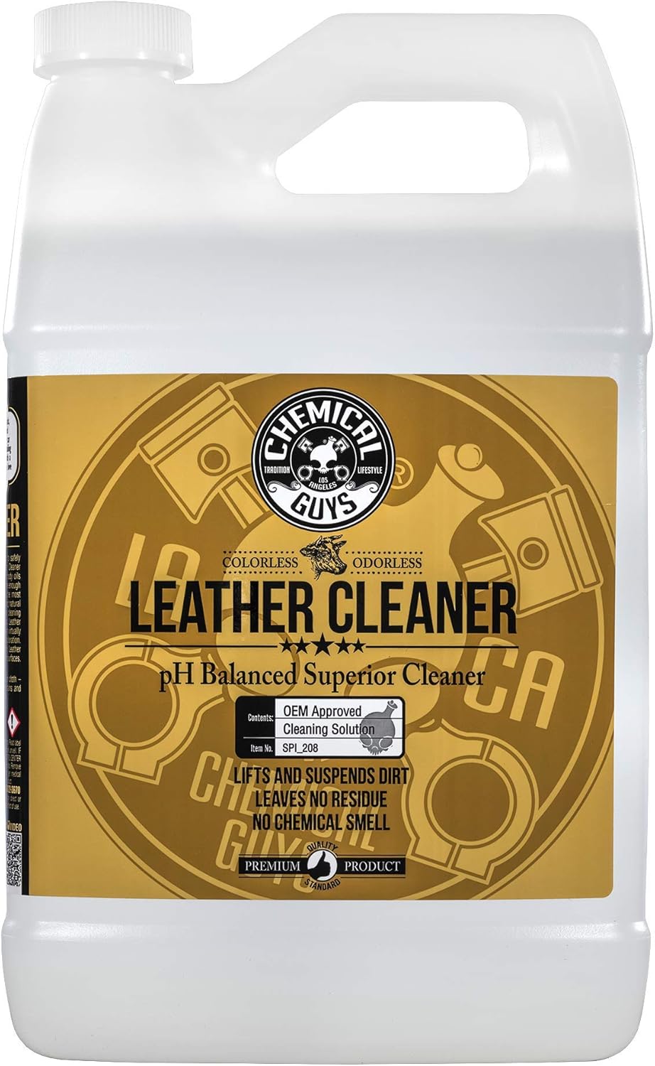 Chemical Guys Leather Cleaner for All Leather Types - 128 fl oz