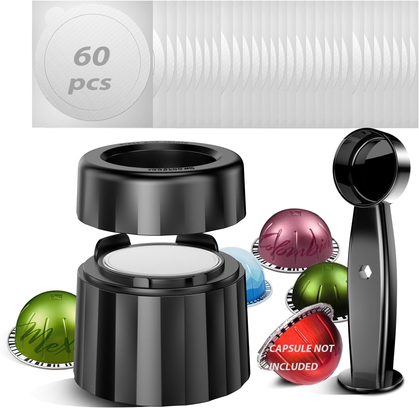 Refillable Pods Kit for Nespresso Vertuo - Eco-Friendly Solution