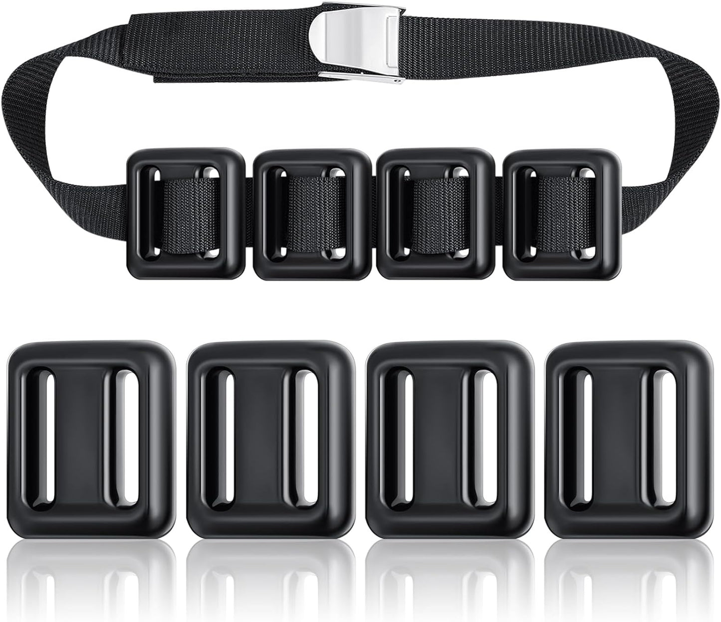 4 Pcs Dive Weights Belt for Scuba Diving and Spear Fishing