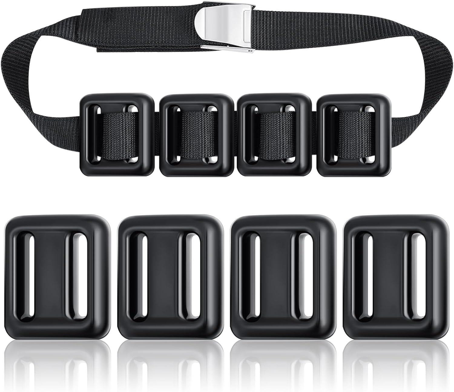 4 Pcs Dive Weights Belt for Scuba Diving and Spear Fishing