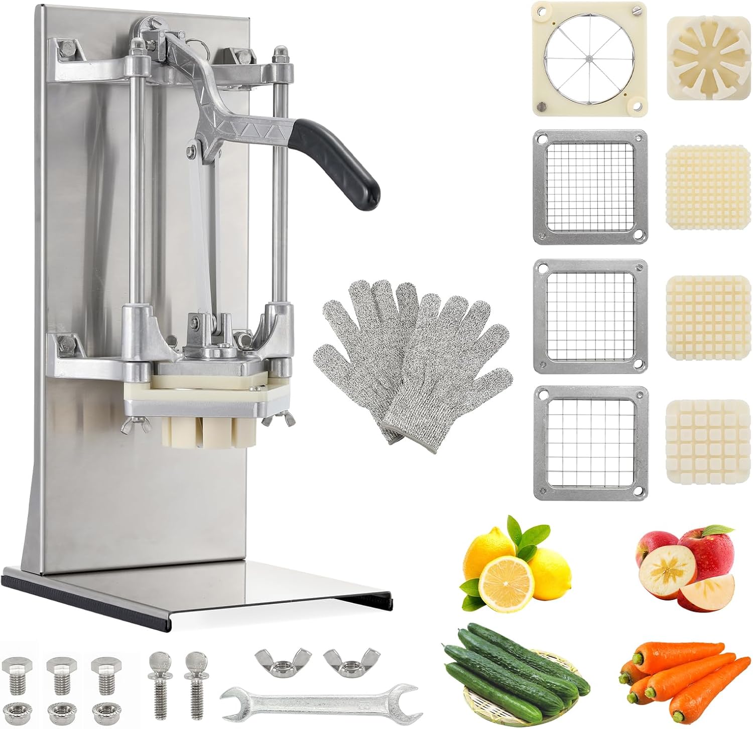 4in1 Commercial French Fry Cutter & Vegetable Chopper Tool