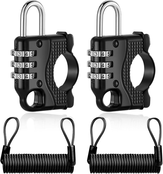 Secure Your Ride: Anti-Theft Helmet Lock + Cables by NeverGarden