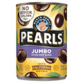 PEARLS Jumbo Black Olives - Ripe Pitted, 12 Cans of Flavor