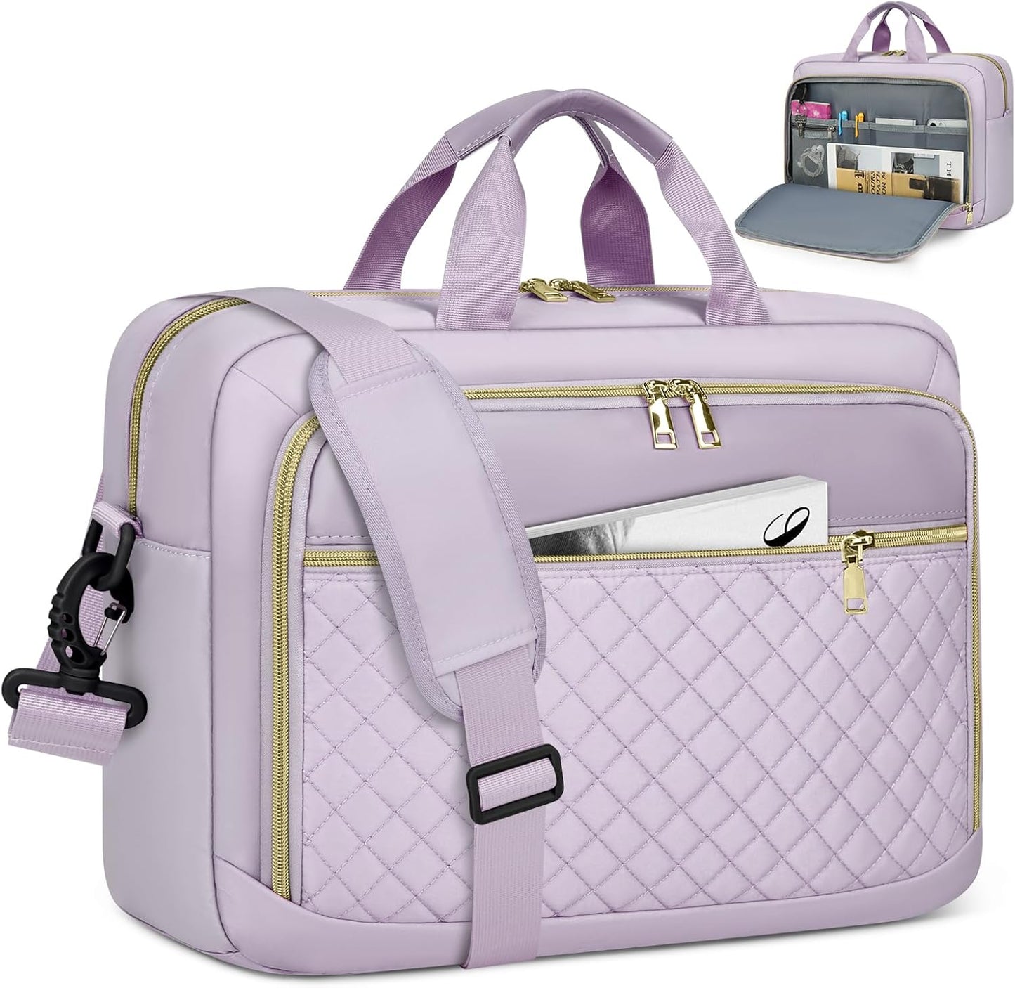 NEWHEY 17.3 Inch Laptop Bag - Waterproof Briefcase for All