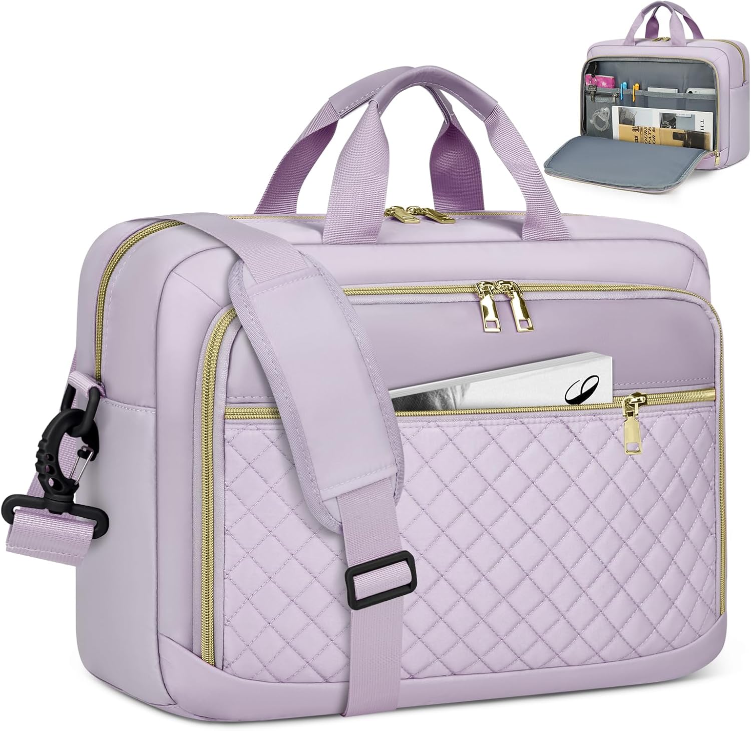 NEWHEY 17.3 Inch Laptop Bag - Waterproof Briefcase for All