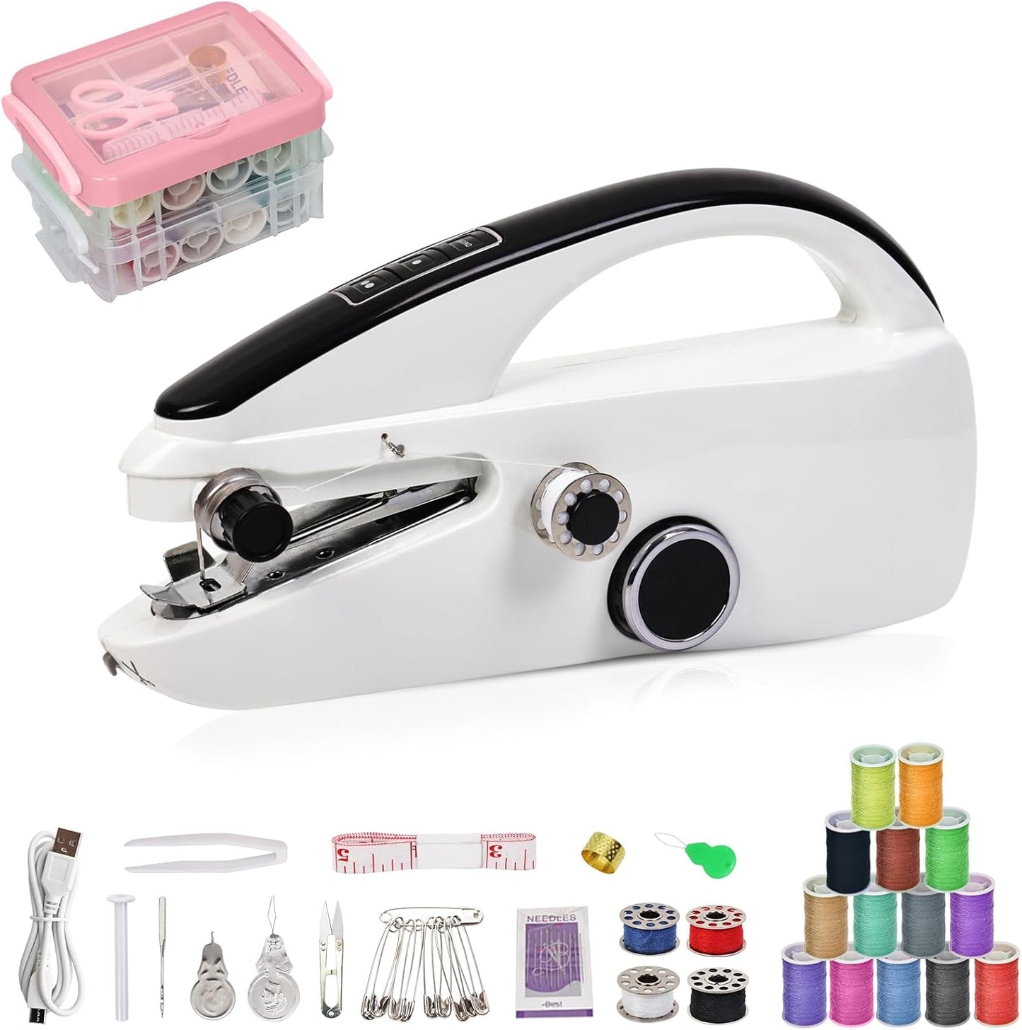 Quick Stitching Anywhere: CRYSNATM Handheld Sewing Machine