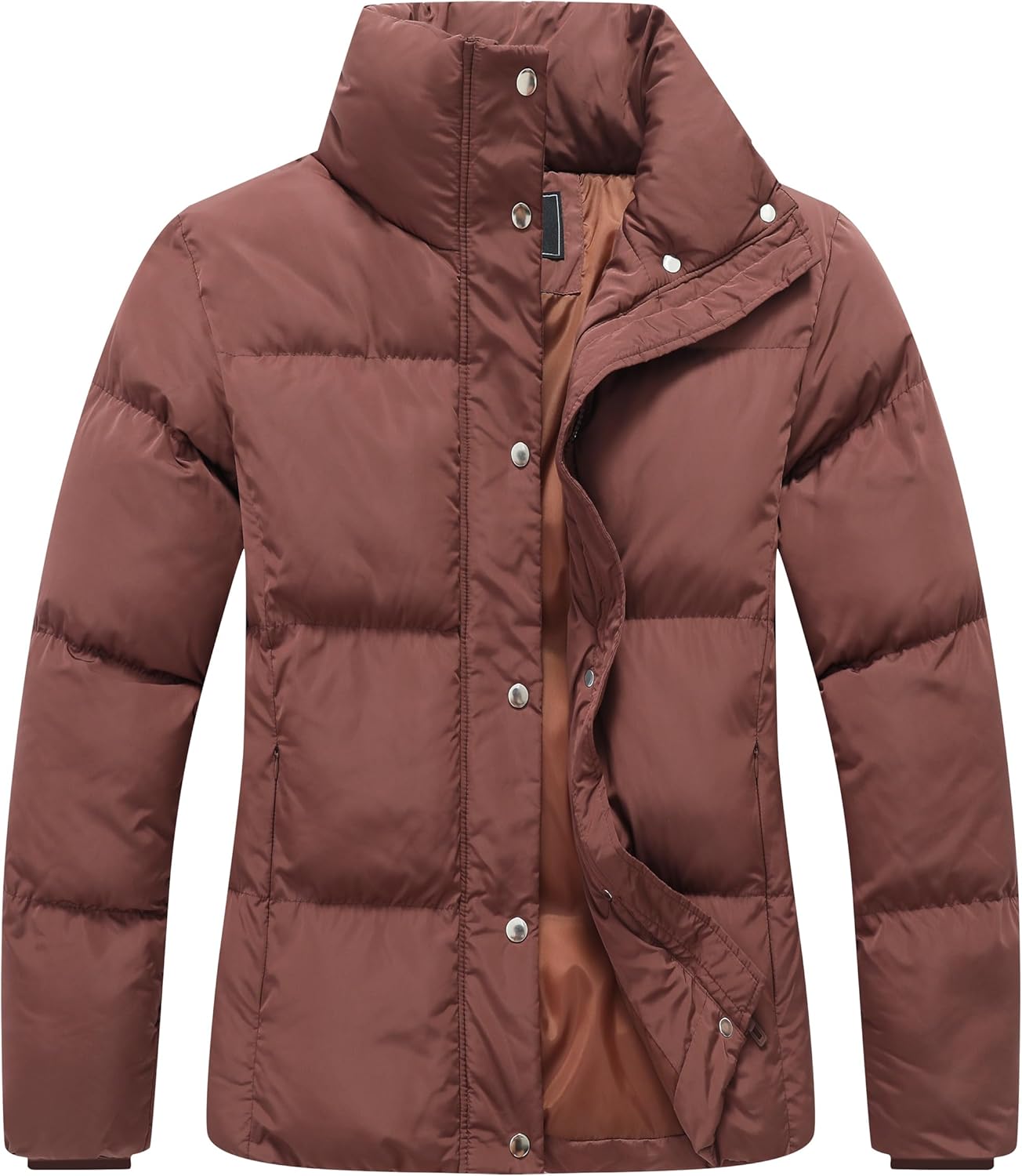 GIMECEN Women's Winter Coat Waterproof Puffer Jacket for Cold