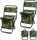 Jerify 2 Pcs Fishing Chair with Cooler Bag - Compact Portable Seat