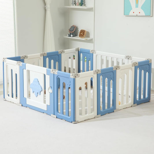 Baby Play Pen - Extra Large Foldable Playpen for Toddlers