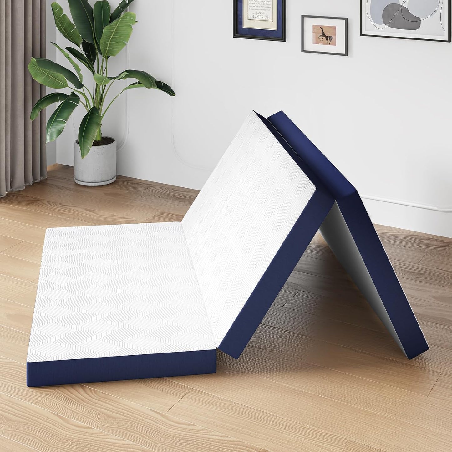 Avenco 4 Inch Full Tri Fold Memory Foam Mattress for Comfort