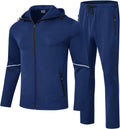 Men's Track Suits 2 Piece Set Tracksuits with Hood - Comfortable Fit