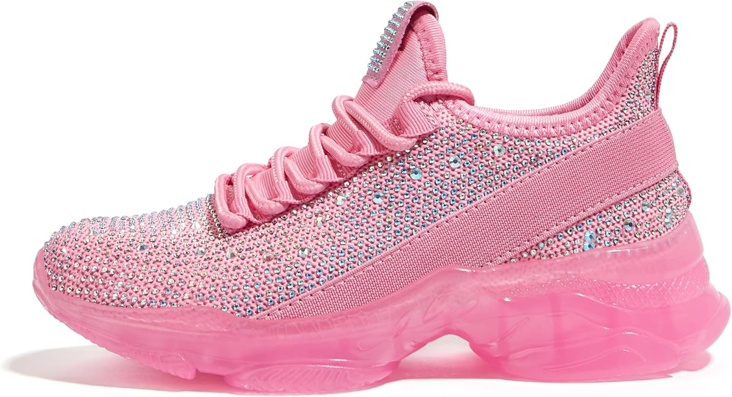 Sparkly Rhinestone Slip On Sneakers for Kids by LUCKY STEP
