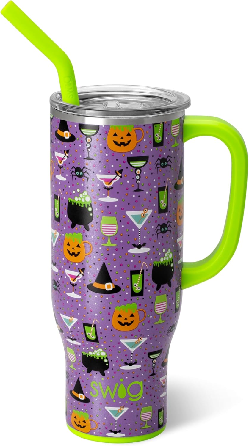 Swig Life 30oz Mega Mug with Handle and Straw for All Drinks