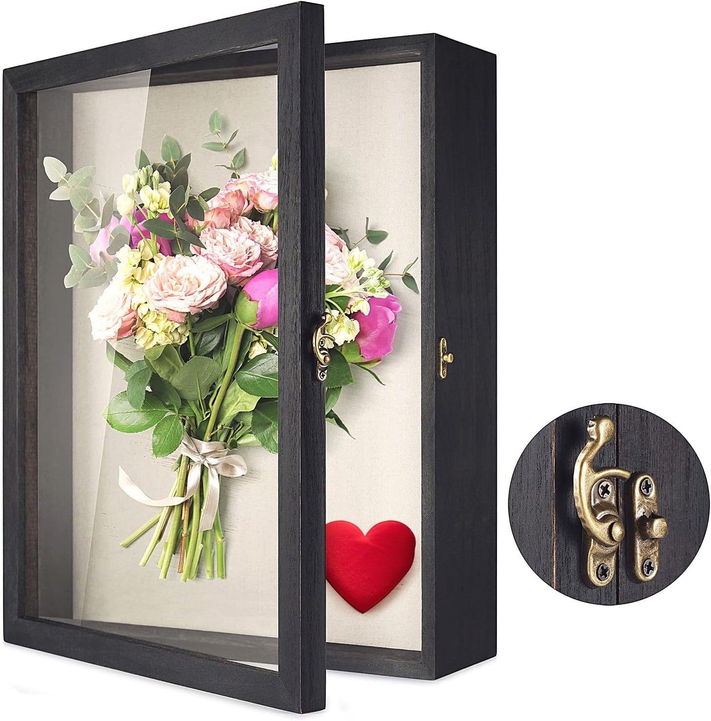 TJ.MOREE Shadow Box Display Case for Wedding Bouquets and More