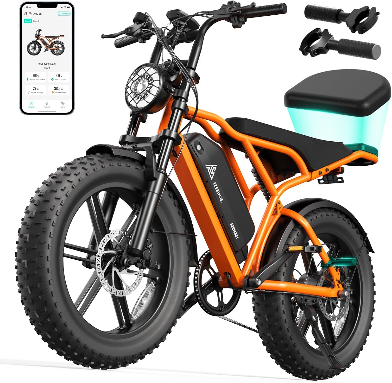 TST Electric Bike for Adults 1500W Peak All-Terrain Adventure