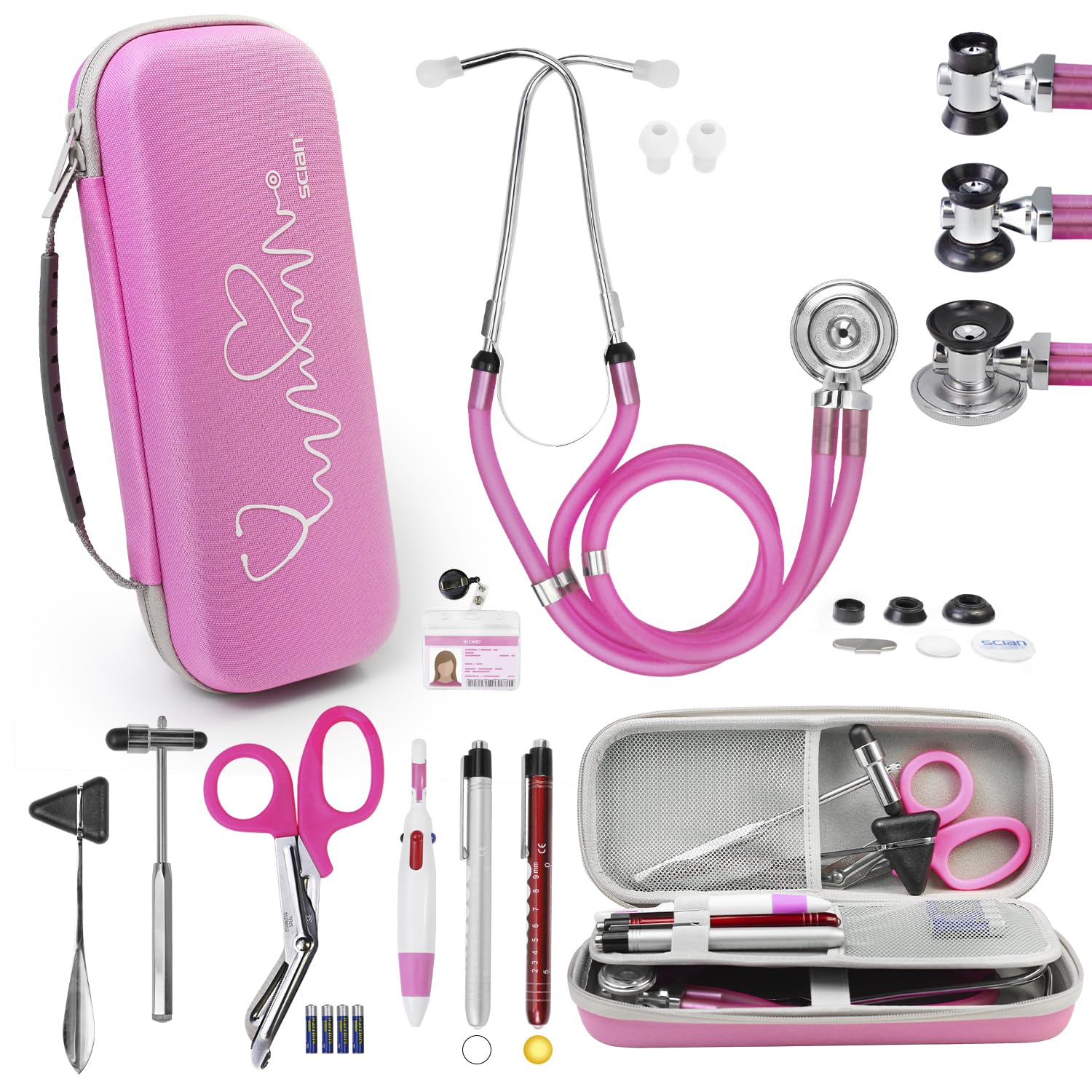 Stethoscope Case Kits with Supplies for Nurses and Students