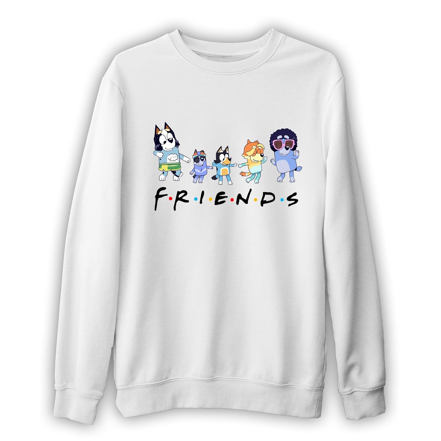 Friends Blu.ey Kids Sweatshirt - Stylish Cartoon Hoodie
