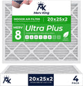 MervKing 20x25x2 Air Filter for HVAC and Furnace Systems