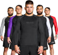 Elite Sports Men's Jiu Jitsu BJJ Rash Guard Long Sleeve - Compression