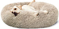 Hachikitty Calming Donut Cuddler Dog Bed Large 30in - Cozy Support