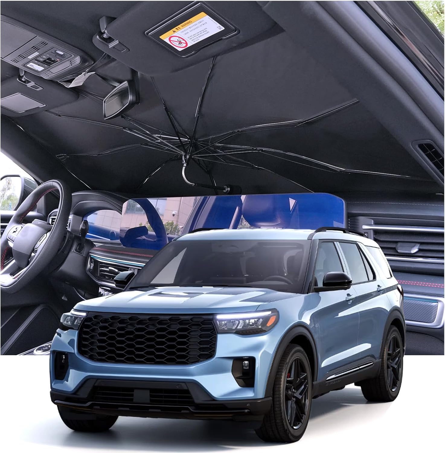 2020-2025 Ford Explorer Sunshade for Ultimate UV Protection