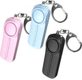 Personal Alarm Keychain for Women Safety 3 Pack - Portable 130 dB