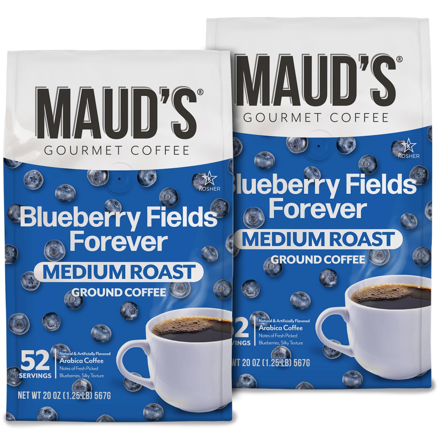 Maud's Blueberry Flavored Medium Roast Ground Coffee Review