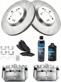 TRQ Front Brake Pad & Rotor Kit for Acura MDX & ZDX Models