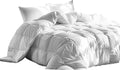 Serta Goose Feather Down Fiber Cotton Comforter Twin - Light Warmth
