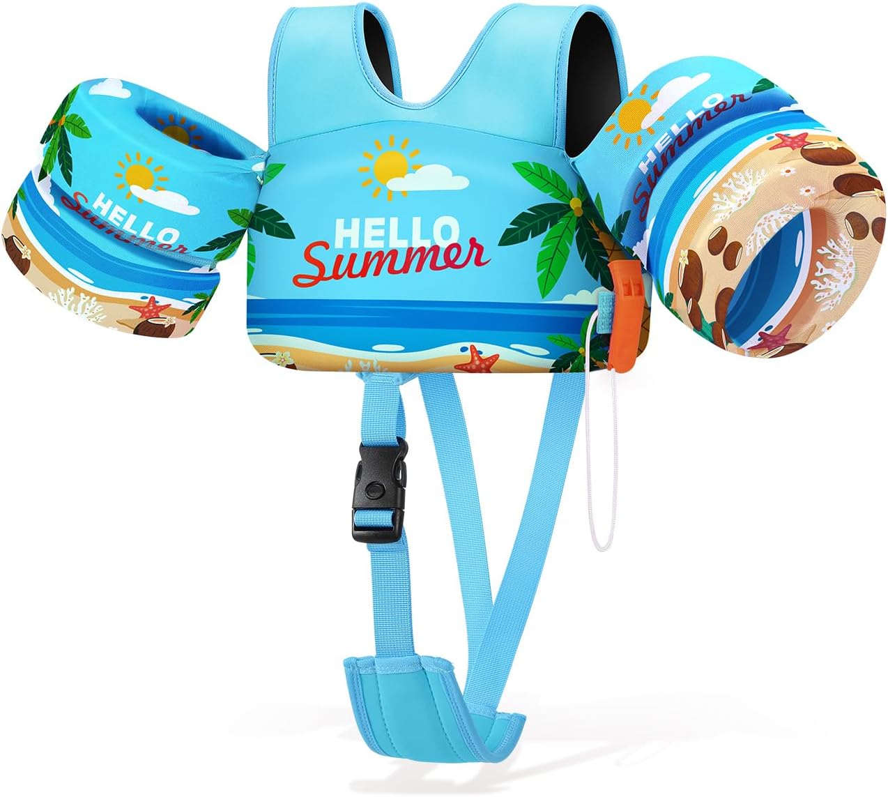 HeySplash Toddler Swim Vest for Safe Water Fun and Learning