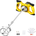 2300W Handheld Cement Mixer with 6 Speeds - Portable Mud Mixer