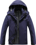 OTU Men's Lightweight Waterproof Hooded Rain Jacket - Breathable