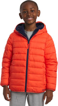 Lands' End Boys Reversible Faux Sherpa Lined Insulated Puffer Jacket