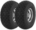 15x6x6 Replacement Tire and Wheel Assemblies (2-Pack) - Turf Saver