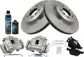 Front Brake Pad & Rotor Kit with Calipers for BMW 330 - Complete Kit