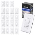 Dimmer Light Switch 20 Pack - LED/CFL/Incandescent Slide Dimmer