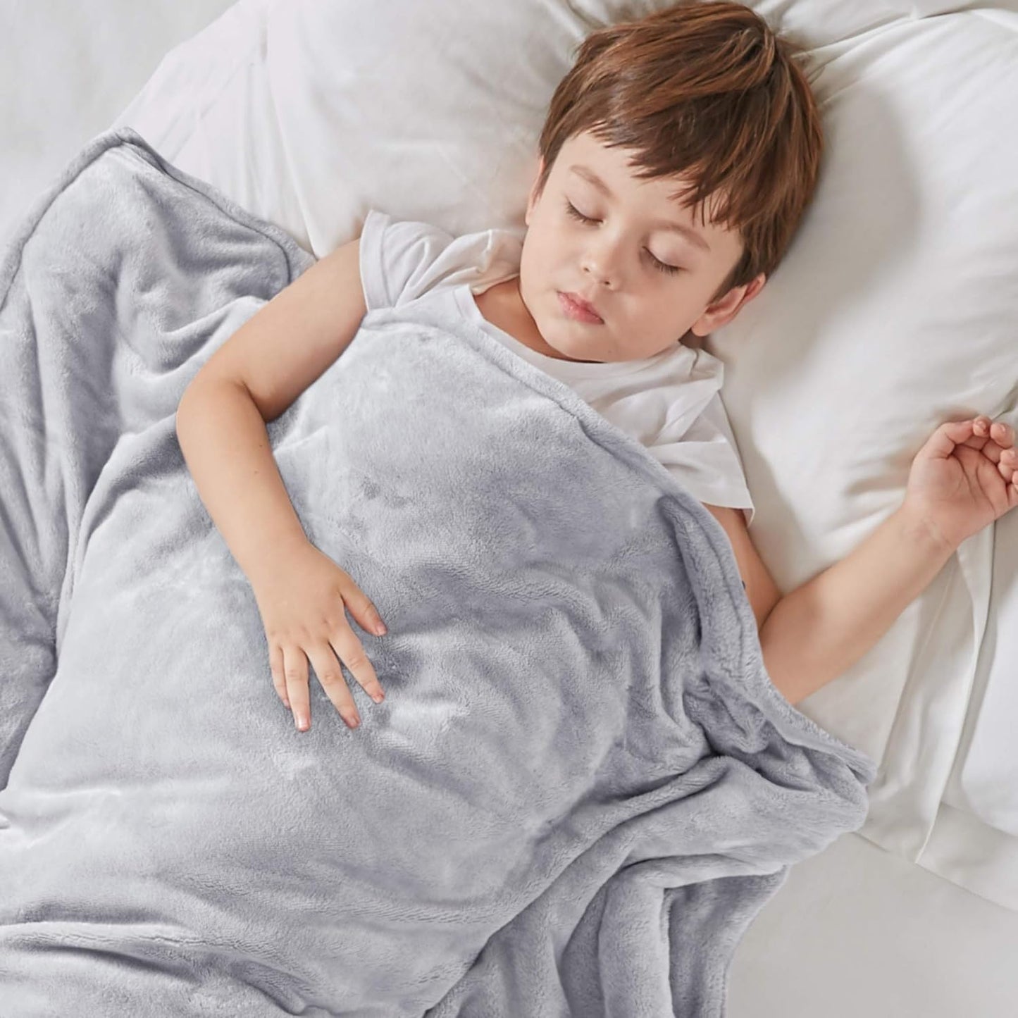 Kids Weighted Blanket with Cover for Cozy Comfort and Relaxation