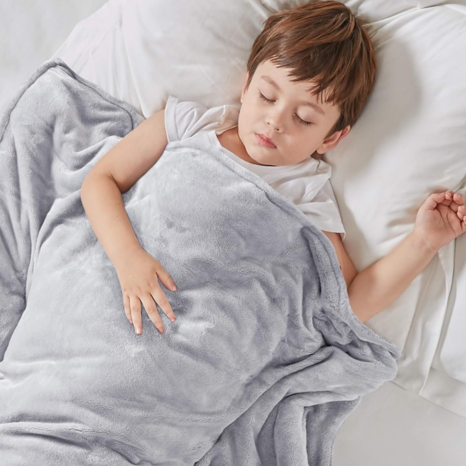 Kids Weighted Blanket with Cover for Cozy Comfort and Relaxation