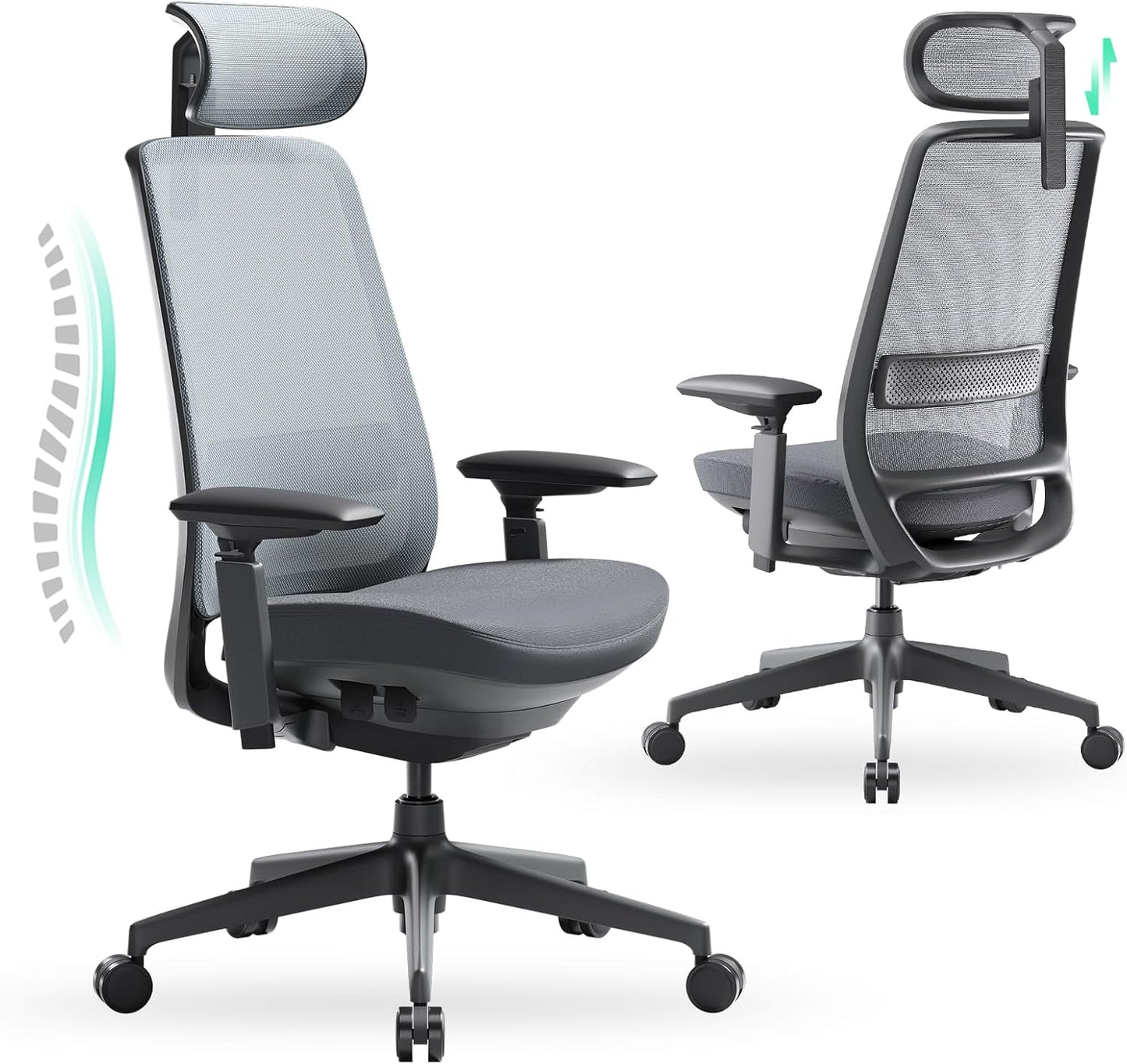 COLAMY Ergonomic Office Chair - Ultimate Comfort!