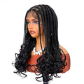 SUPERNOVA Knotless Braided Wig 13x7 Lace Front Box Braids - 18in