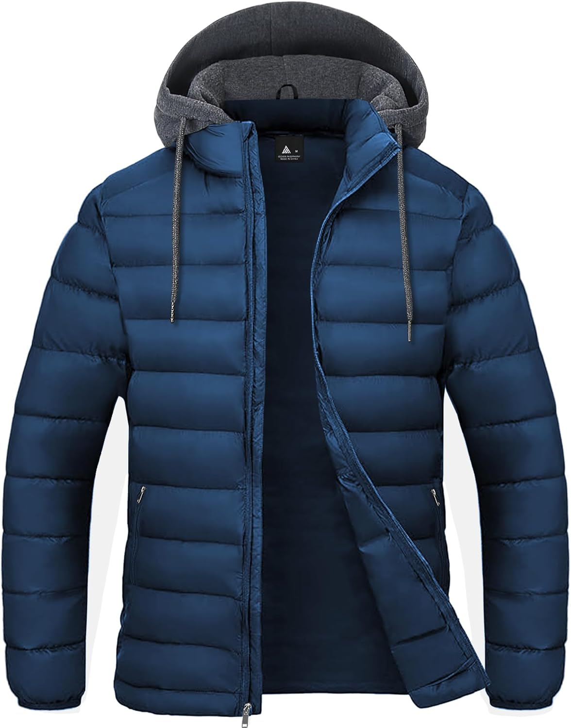 SWISSWELL Mens Puffer Jacket - Lightweight Warm Winter Coat